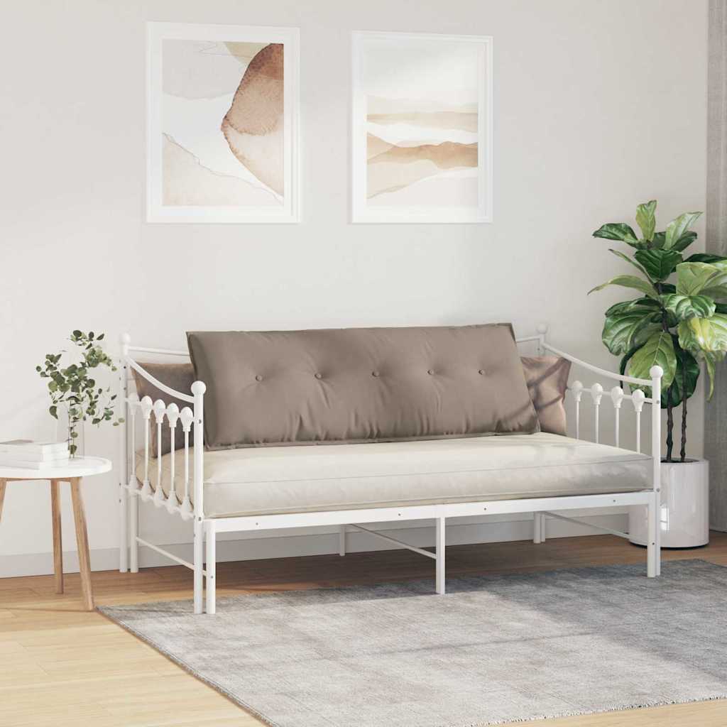 Rugkussen Taupe 140 x 50 cm Microvezel Stof is nu te koop bij PeponiXL, paradijselijk wonen!