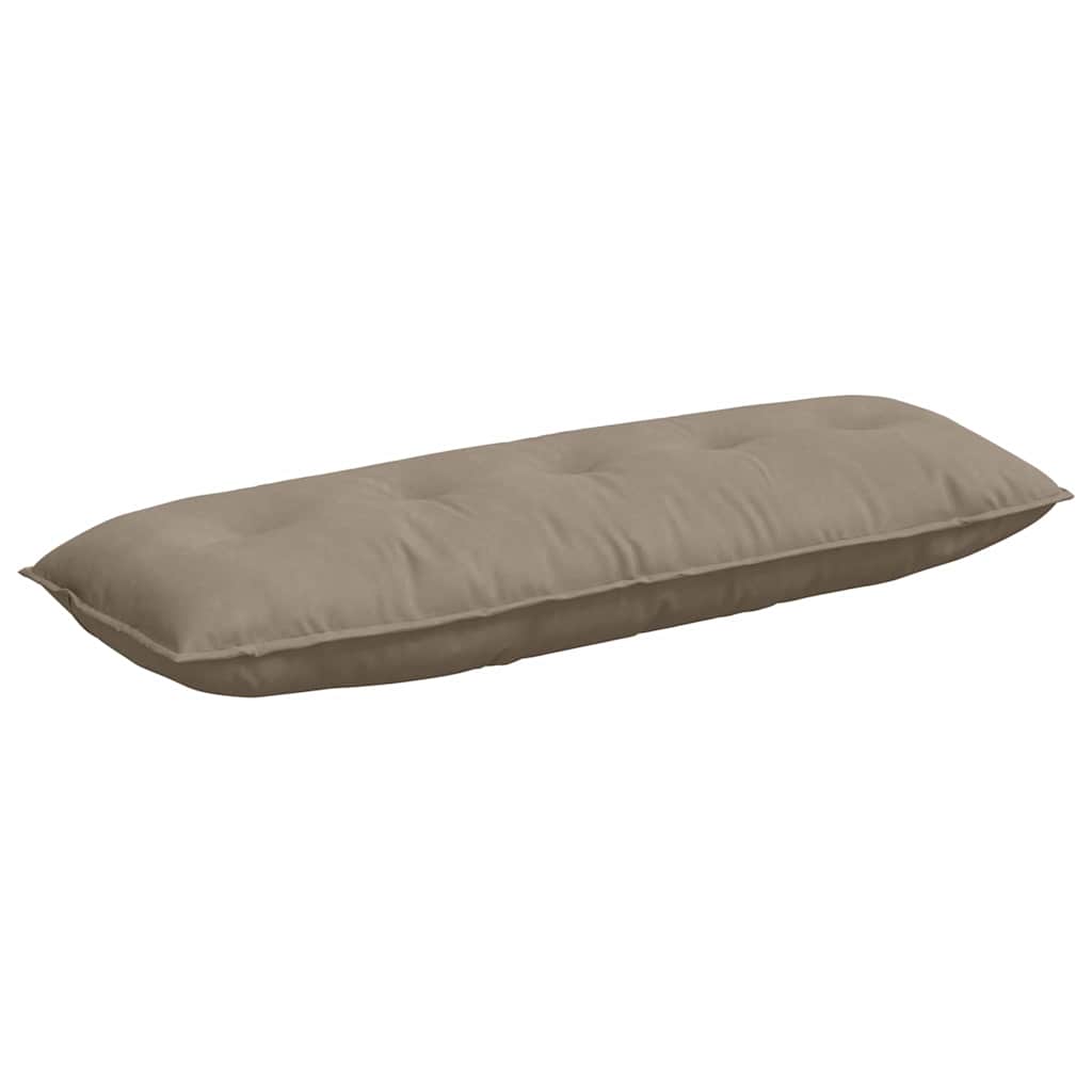 Rugkussen Taupe 140 x 50 cm Microvezel Stof is nu te koop bij PeponiXL, paradijselijk wonen!