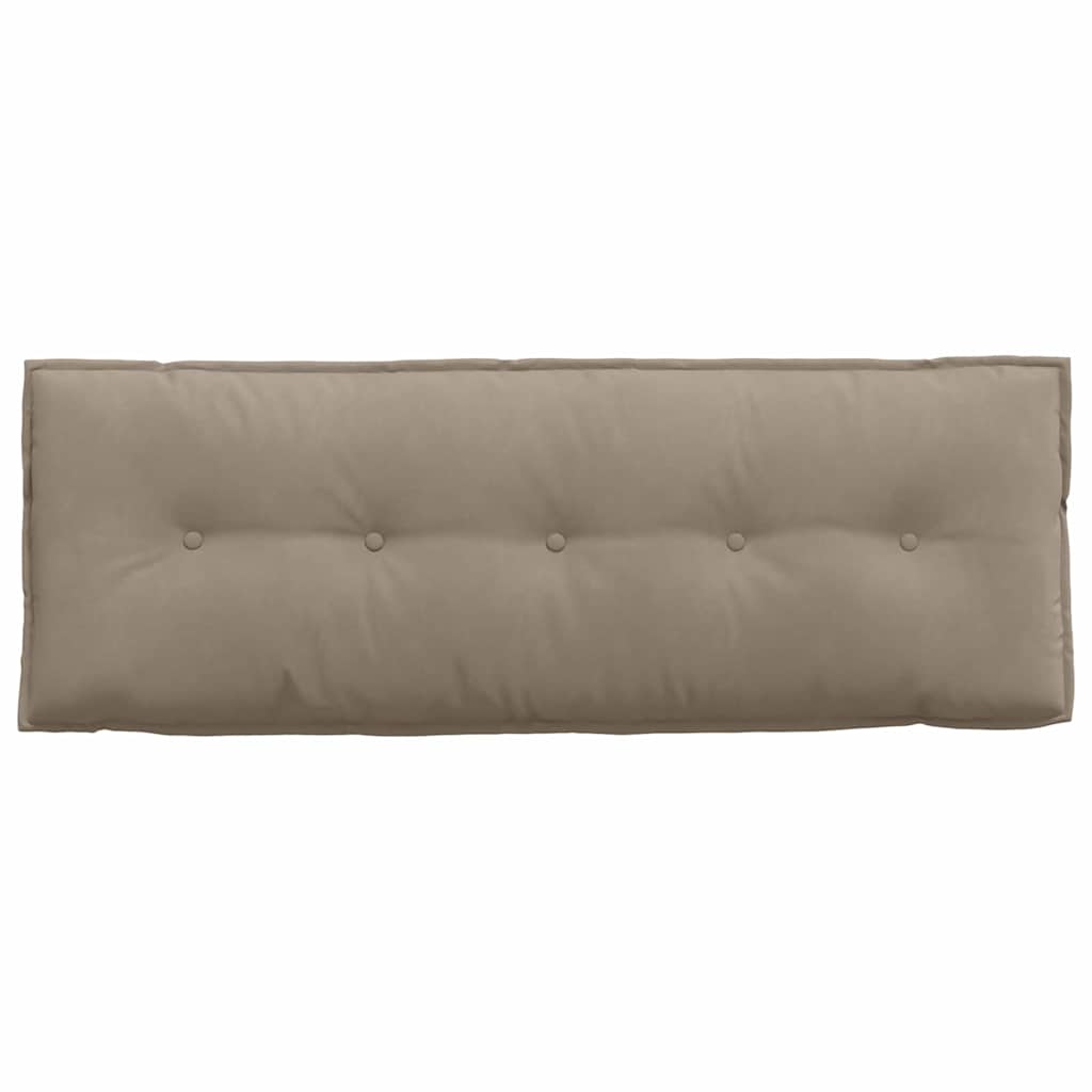 Rugkussen Taupe 140 x 50 cm Microvezel Stof is nu te koop bij PeponiXL, paradijselijk wonen!