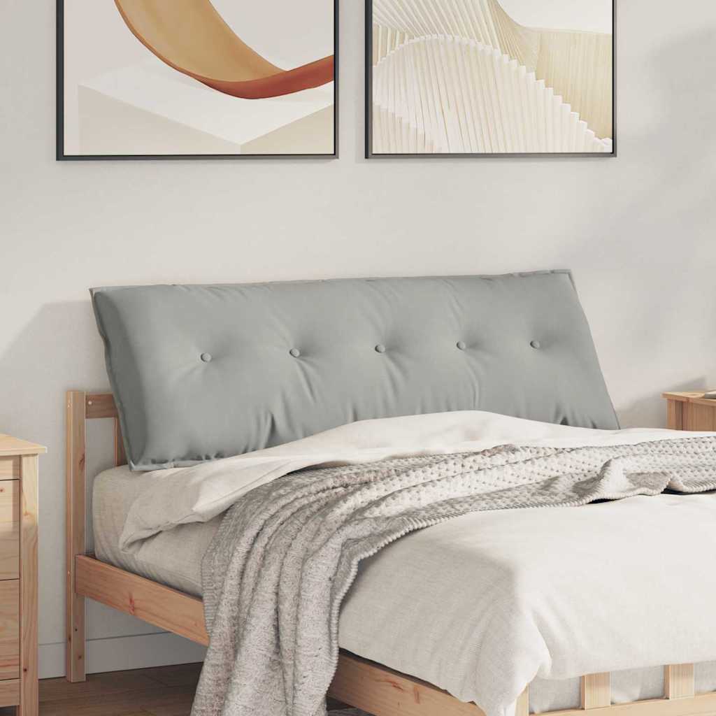 Rugkussen Lichtgrijs 140 x 50 cm Microvezel Stof is nu te koop bij PeponiXL, paradijselijk wonen!