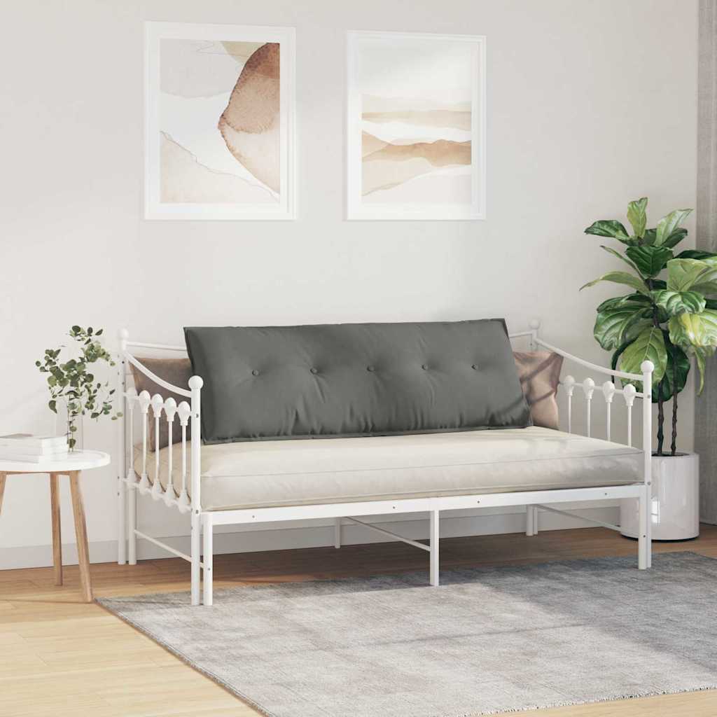 Rugkussen Donkergrijs 140 x 50 cm Microvezel Stof is nu te koop bij PeponiXL, paradijselijk wonen!