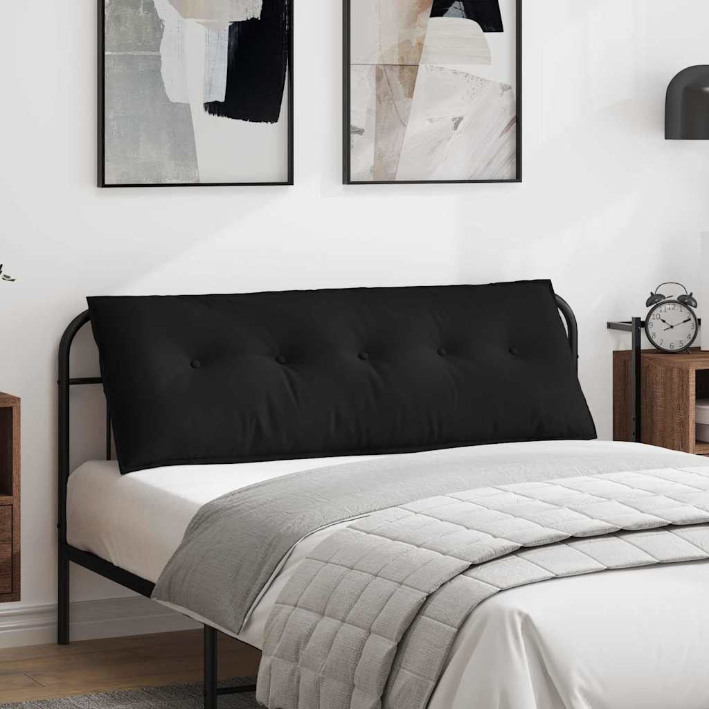Rugkussen Zwart 140 x 50 cm Microvezel Stof is nu te koop bij PeponiXL, paradijselijk wonen!