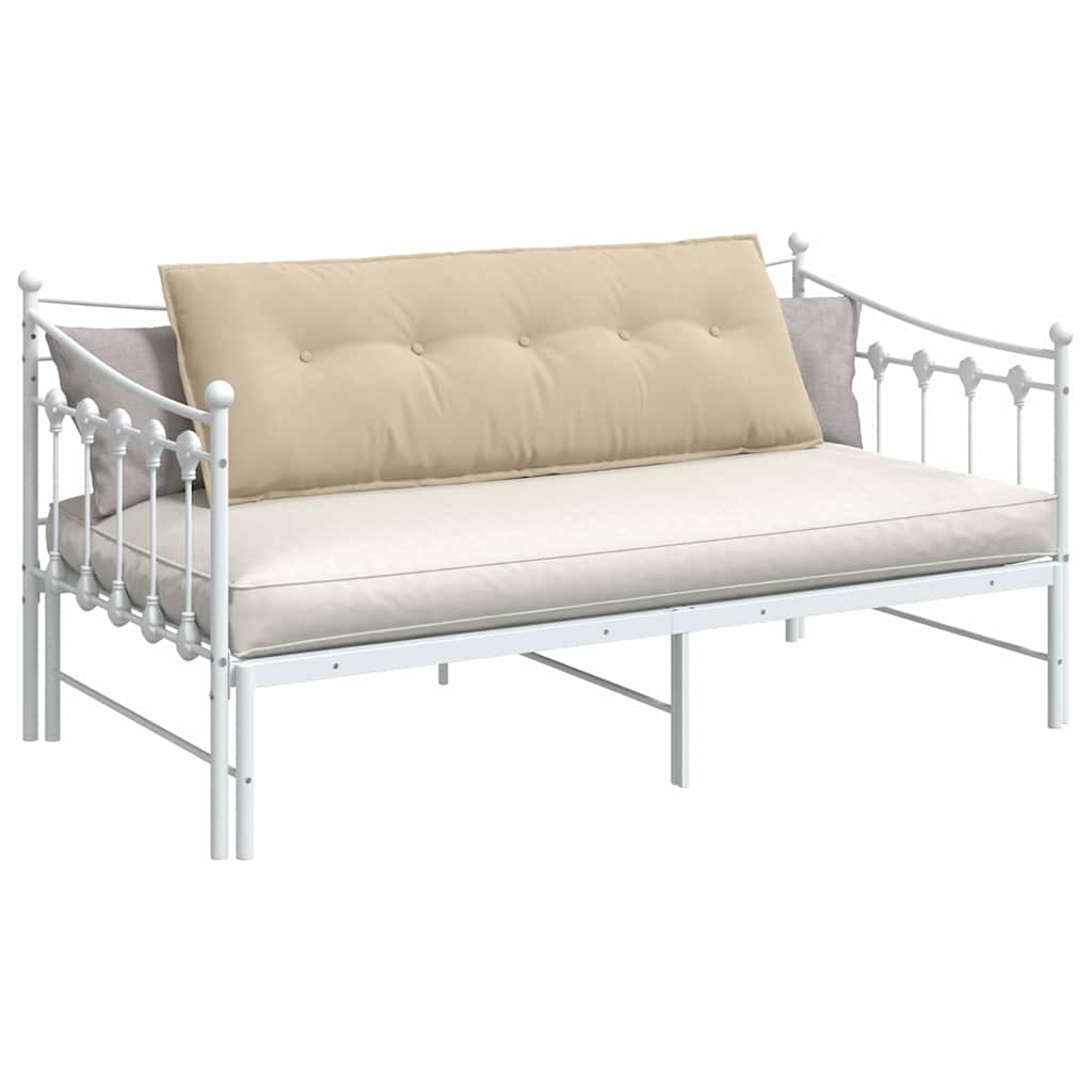 Rugkussen Crème 140 x 50 cm Microvezel Stof is nu te koop bij PeponiXL, paradijselijk wonen!