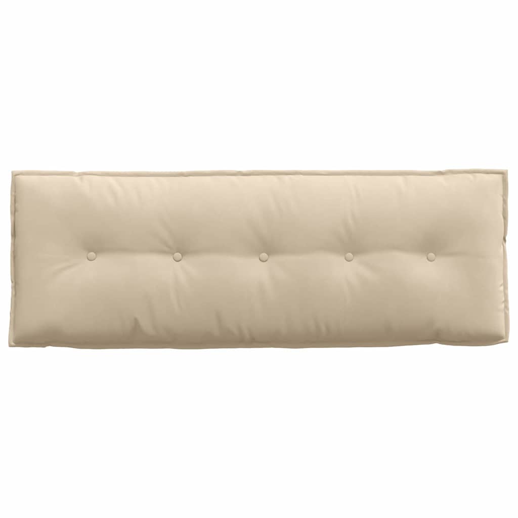 Rugkussen Crème 140 x 50 cm Microvezel Stof is nu te koop bij PeponiXL, paradijselijk wonen!
