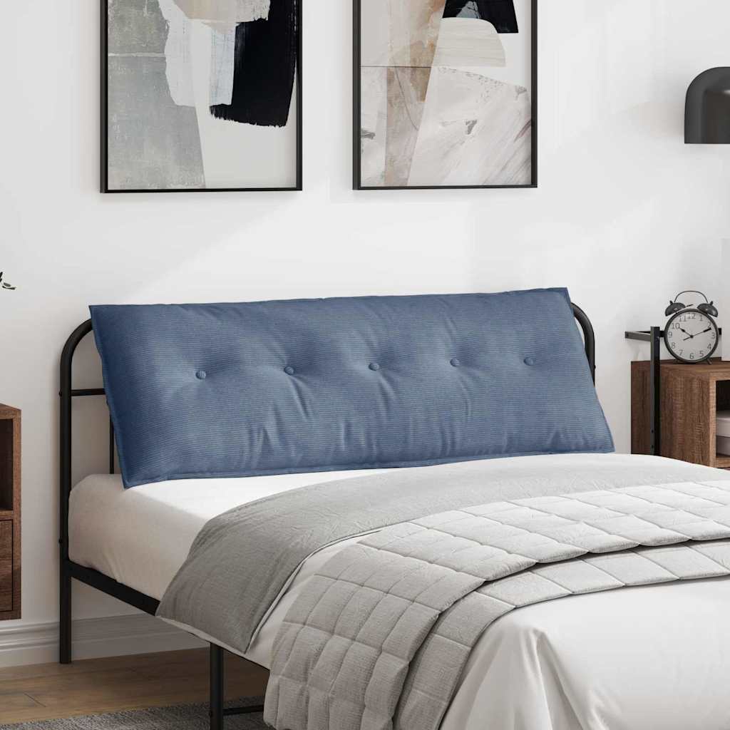 Rugkussen Blauw 140 x 50 cm Cordstof is nu te koop bij PeponiXL, paradijselijk wonen!