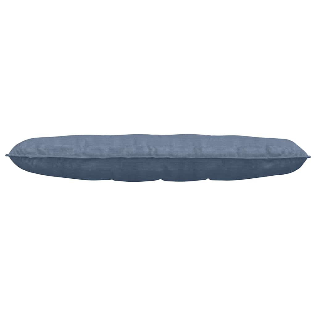 Rugkussen Blauw 140 x 50 cm Cordstof is nu te koop bij PeponiXL, paradijselijk wonen!