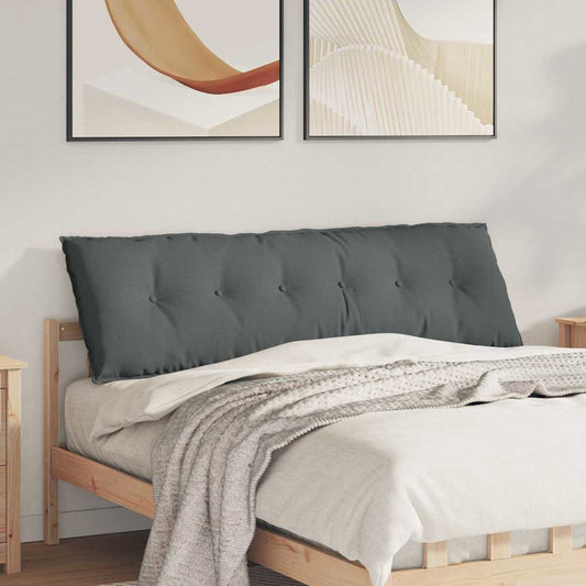 Rugkussen Donkergrijs 160 x 19 x 50 cm Stof is nu te koop bij PeponiXL, paradijselijk wonen!
