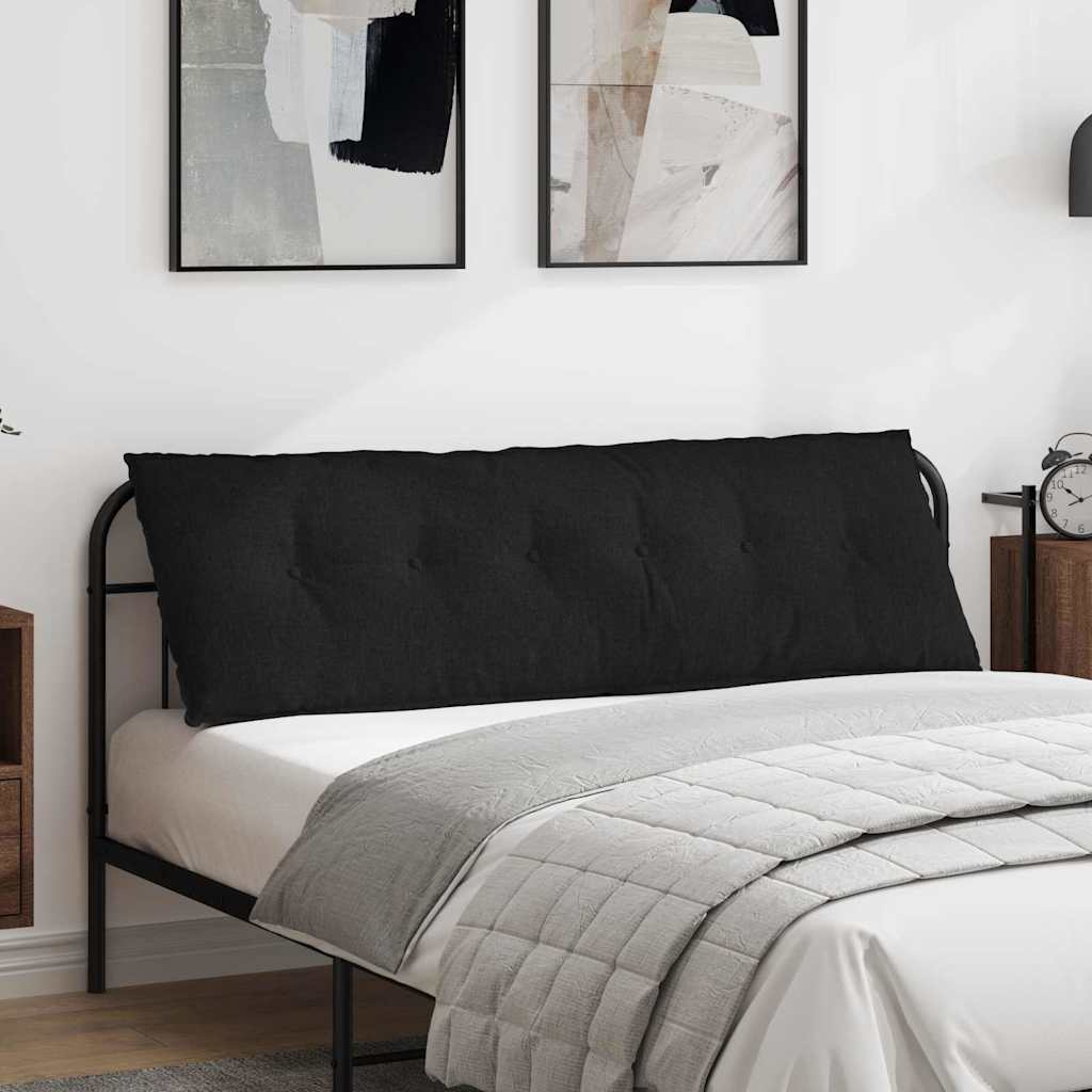 Rugkussen Zwart 160 x 19 x 50 cm Stof is nu te koop bij PeponiXL, paradijselijk wonen!