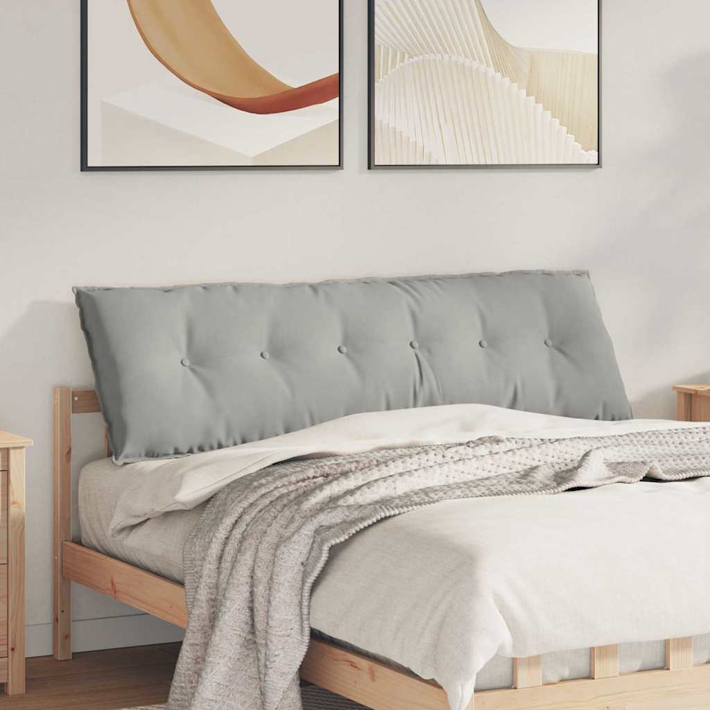 Rugkussen Lichtgrijs 160 x 50 cm Microvezel Stof is nu te koop bij PeponiXL, paradijselijk wonen!