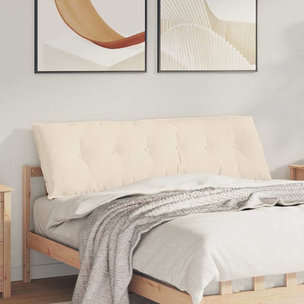 Rugkussen Beige 160 x 50 cm Microvezel Stof is nu te koop bij PeponiXL, paradijselijk wonen!