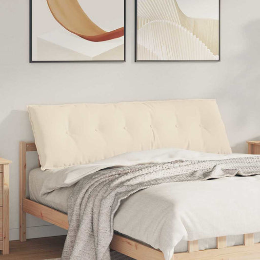Rugkussen Beige 160 x 50 cm Microvezel Stof is nu te koop bij PeponiXL, paradijselijk wonen!