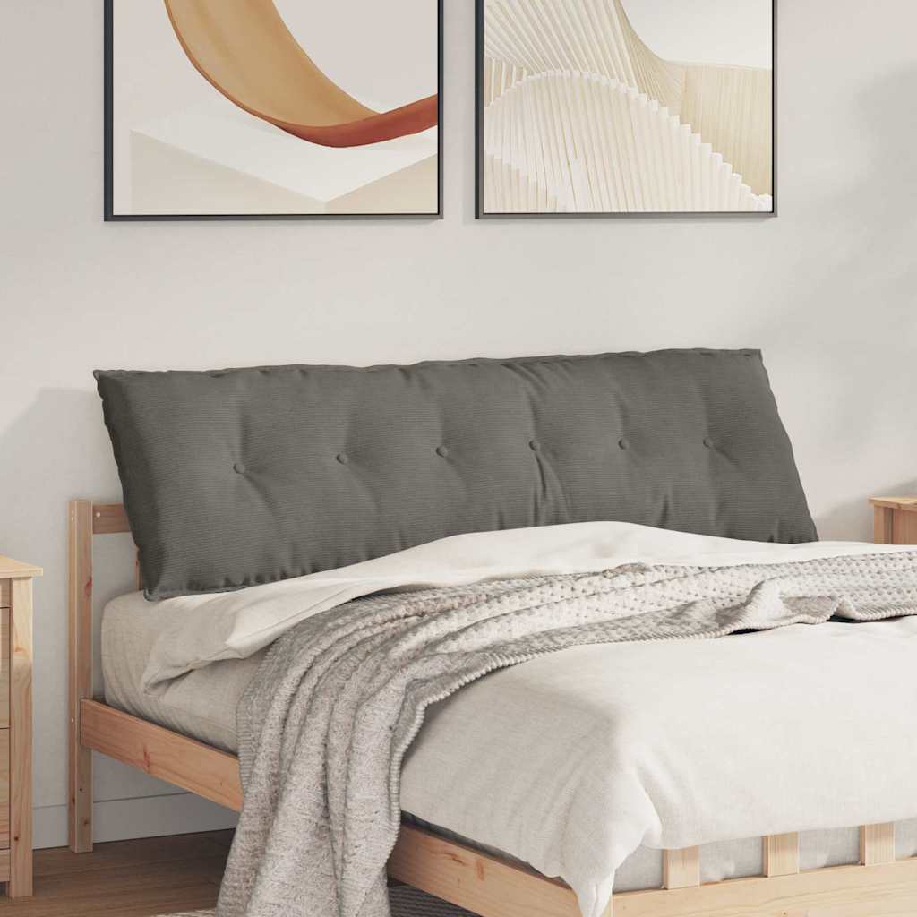 Rugkussen Lichtgrijs 160 x 50 cm Cordstof is nu te koop bij PeponiXL, paradijselijk wonen!