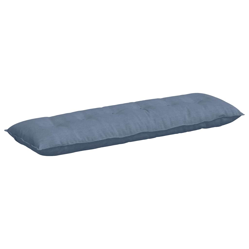 Rugkussen Blauw 160 x 50 cm Cordstof is nu te koop bij PeponiXL, paradijselijk wonen!