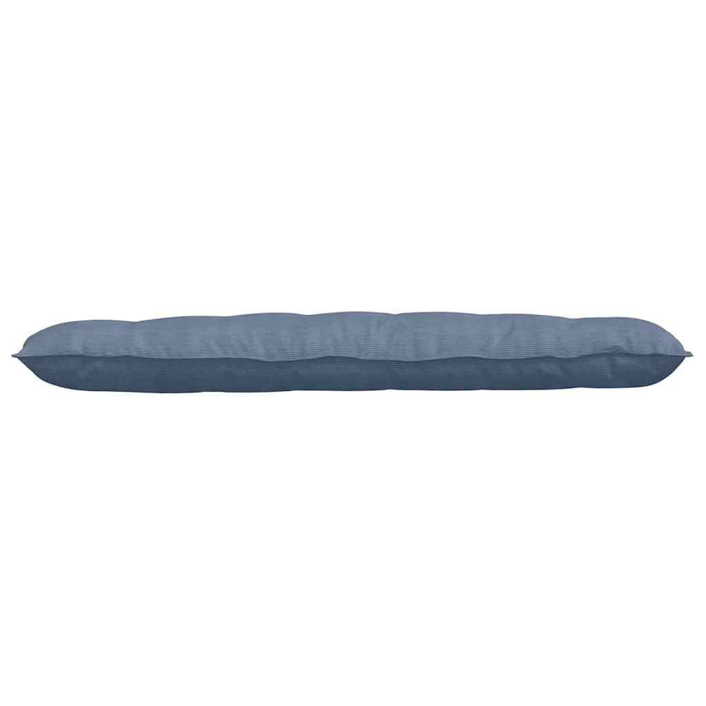 Rugkussen Blauw 160 x 50 cm Cordstof is nu te koop bij PeponiXL, paradijselijk wonen!