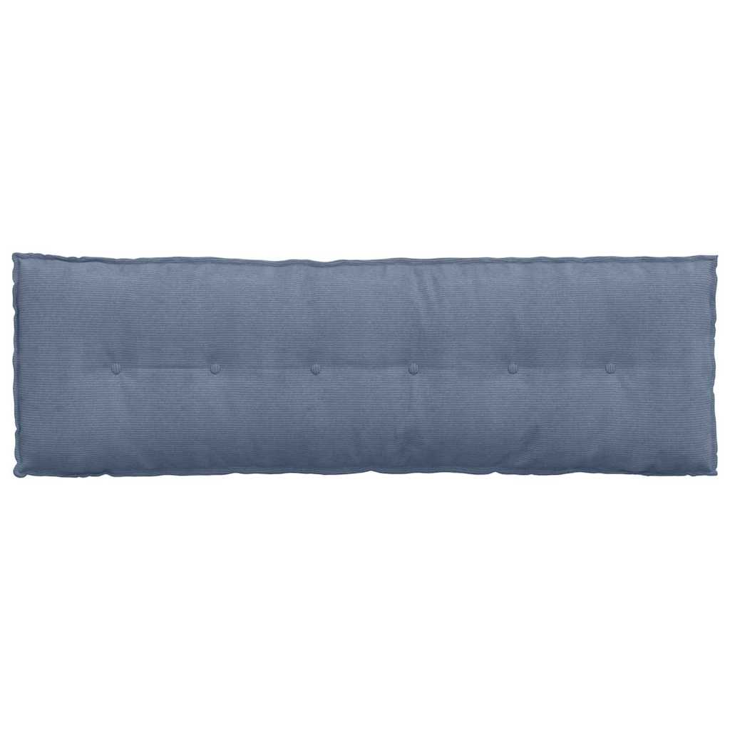 Rugkussen Blauw 160 x 50 cm Cordstof is nu te koop bij PeponiXL, paradijselijk wonen!