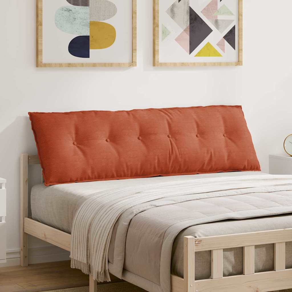 Rugkussen Rood-oranje 160 x 50 cm Cordstof is nu te koop bij PeponiXL, paradijselijk wonen!
