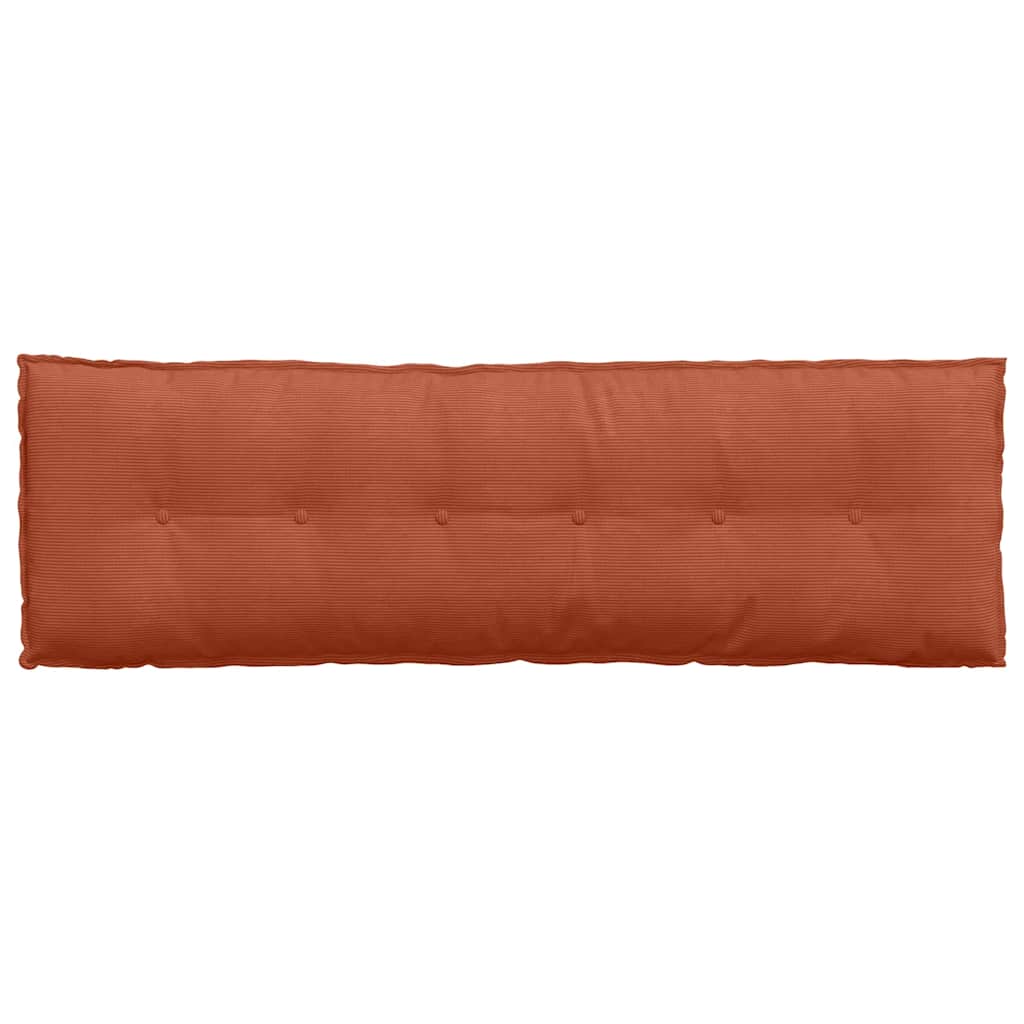 Rugkussen Rood-oranje 160 x 50 cm Cordstof is nu te koop bij PeponiXL, paradijselijk wonen!
