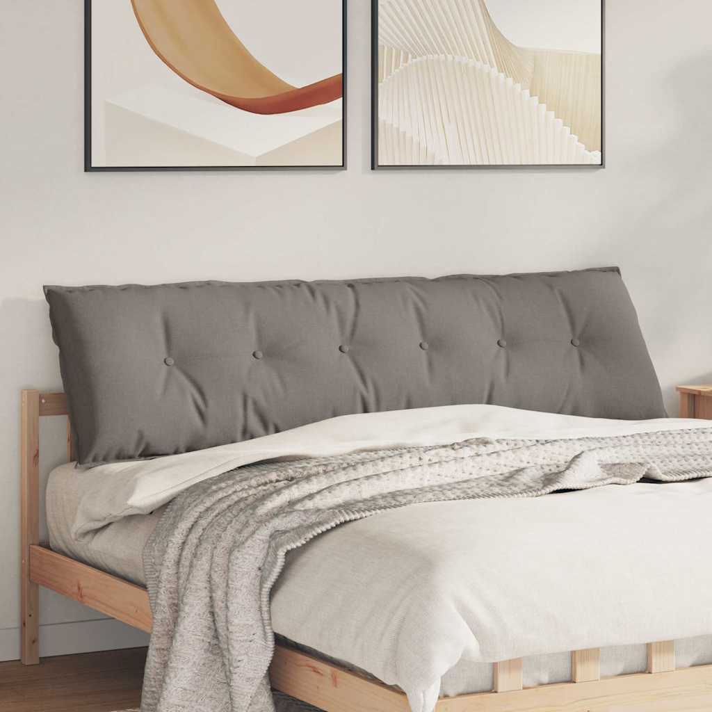 Rugkussen Taupe 180 x 19 x 50 cm Stof is nu te koop bij PeponiXL, paradijselijk wonen!