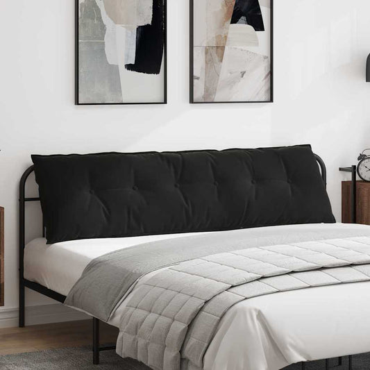 Rugkussen Zwart 180 x 50 cm Cordstof is nu te koop bij PeponiXL, paradijselijk wonen!