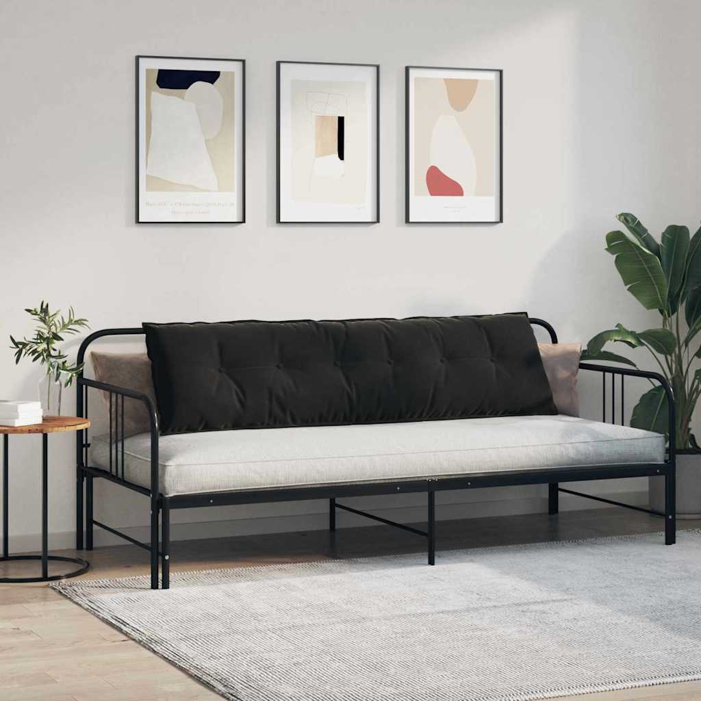 Rugkussen Zwart 180 x 50 cm Cordstof is nu te koop bij PeponiXL, paradijselijk wonen!