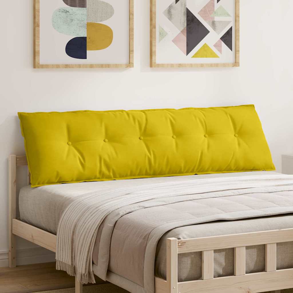Rugkussen Geel 180 x 50 cm Cordstof is nu te koop bij PeponiXL, paradijselijk wonen!