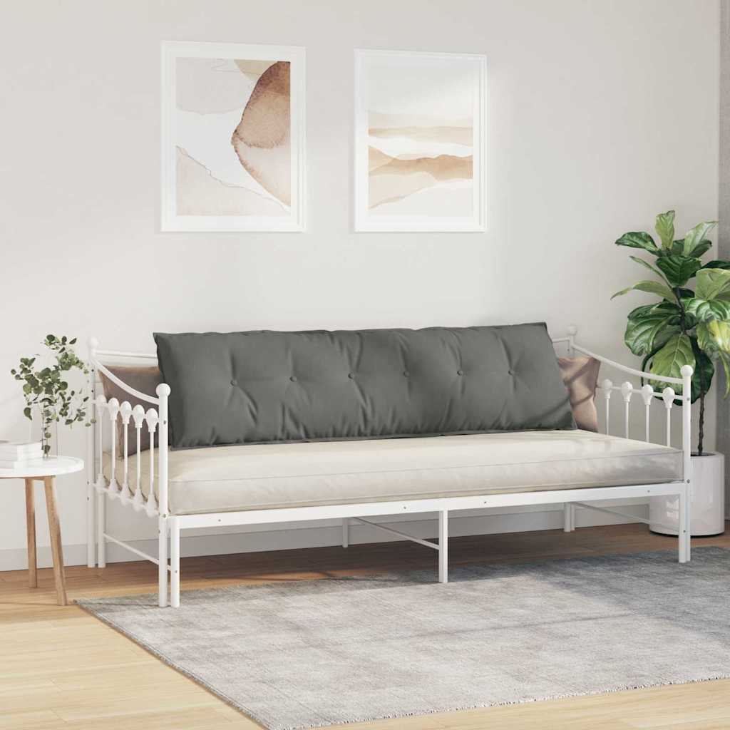 Rugkussen Donkergrijs 180 x 50 cm Microvezel Stof is nu te koop bij PeponiXL, paradijselijk wonen!
