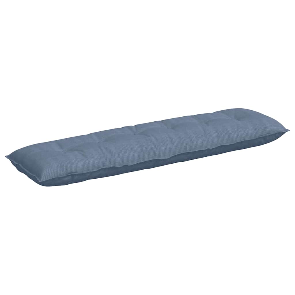 Rugkussen Blauw 180 x 50 cm Cordstof is nu te koop bij PeponiXL, paradijselijk wonen!