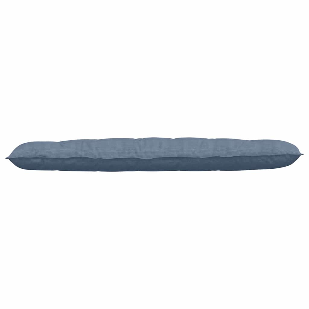 Rugkussen Blauw 180 x 50 cm Cordstof is nu te koop bij PeponiXL, paradijselijk wonen!