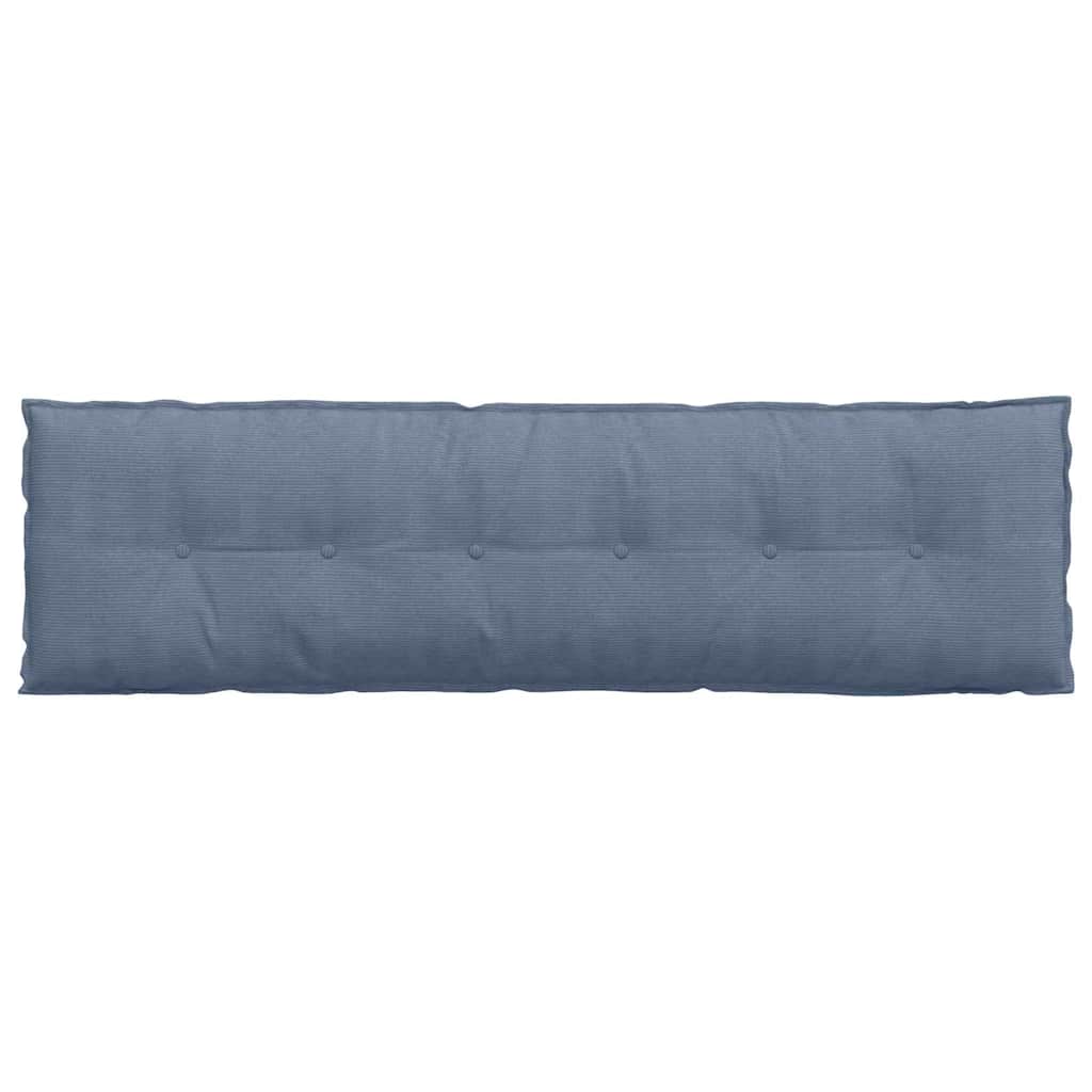 Rugkussen Blauw 180 x 50 cm Cordstof is nu te koop bij PeponiXL, paradijselijk wonen!