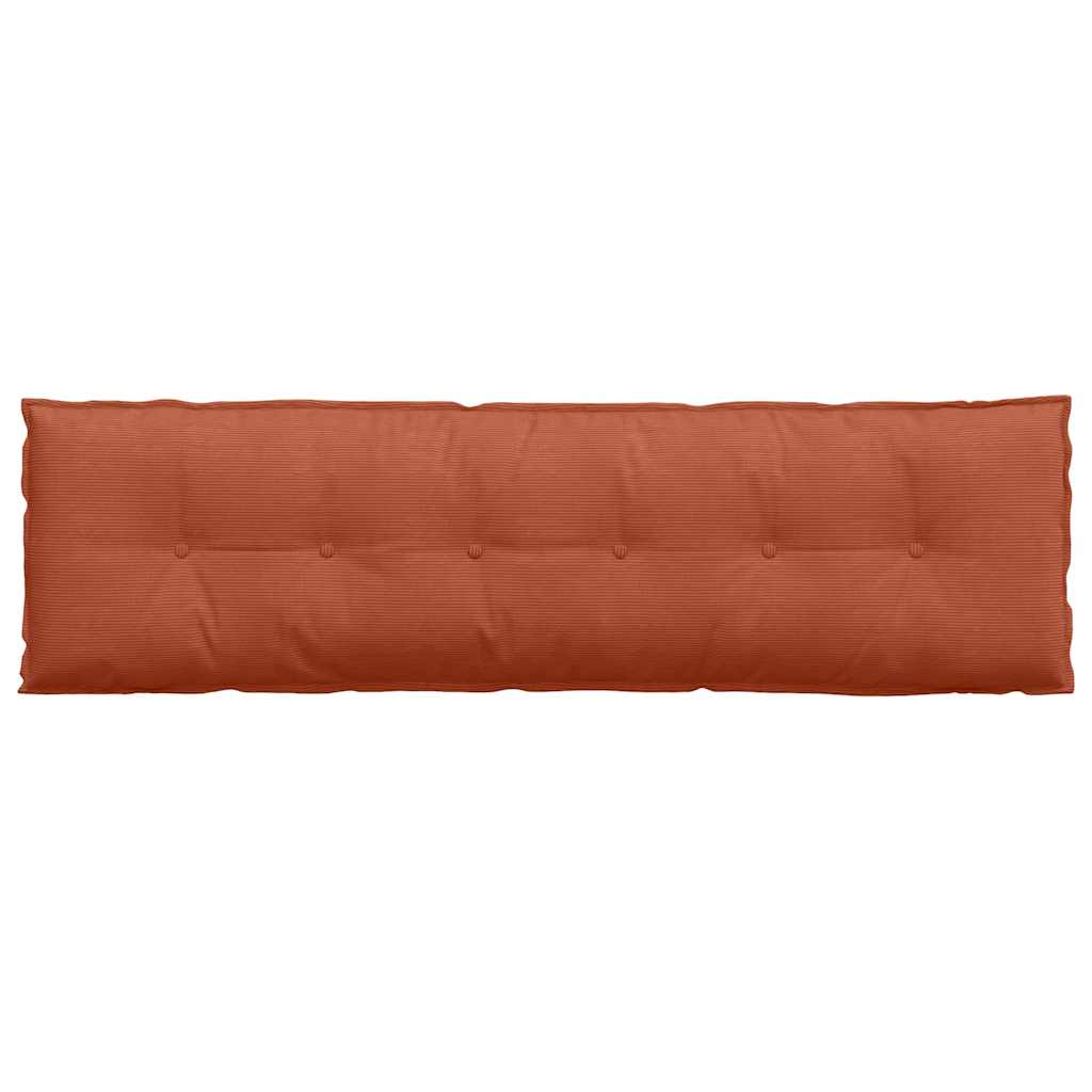 Rugkussen Rood-oranje 180 x 50 cm Cordstof is nu te koop bij PeponiXL, paradijselijk wonen!