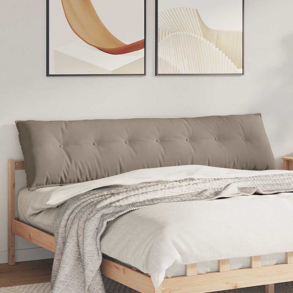 Rugkussen Taupe 200 x 50 cm Microvezel Stof is nu te koop bij PeponiXL, paradijselijk wonen!