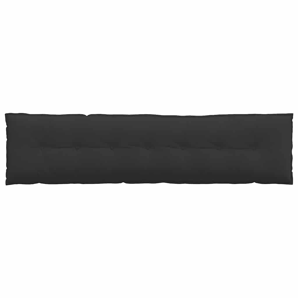 Rugkussen Zwart 200 x 50 cm Microvezel Stof is nu te koop bij PeponiXL, paradijselijk wonen!
