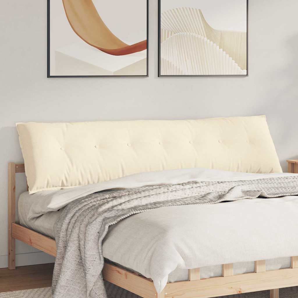 Rugkussen Crème 200 x 50 cm Cordstof is nu te koop bij PeponiXL, paradijselijk wonen!