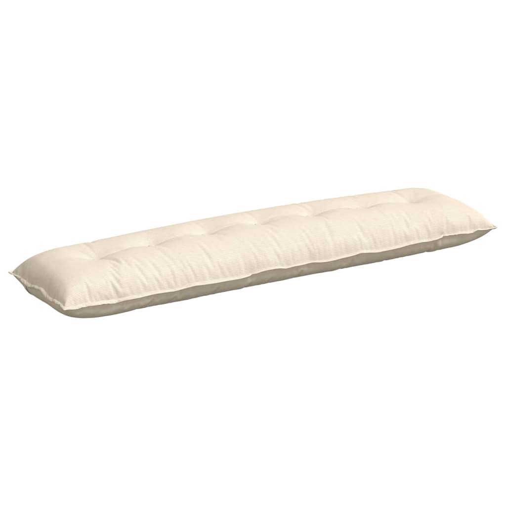 Rugkussen Crème 200 x 50 cm Cordstof is nu te koop bij PeponiXL, paradijselijk wonen!