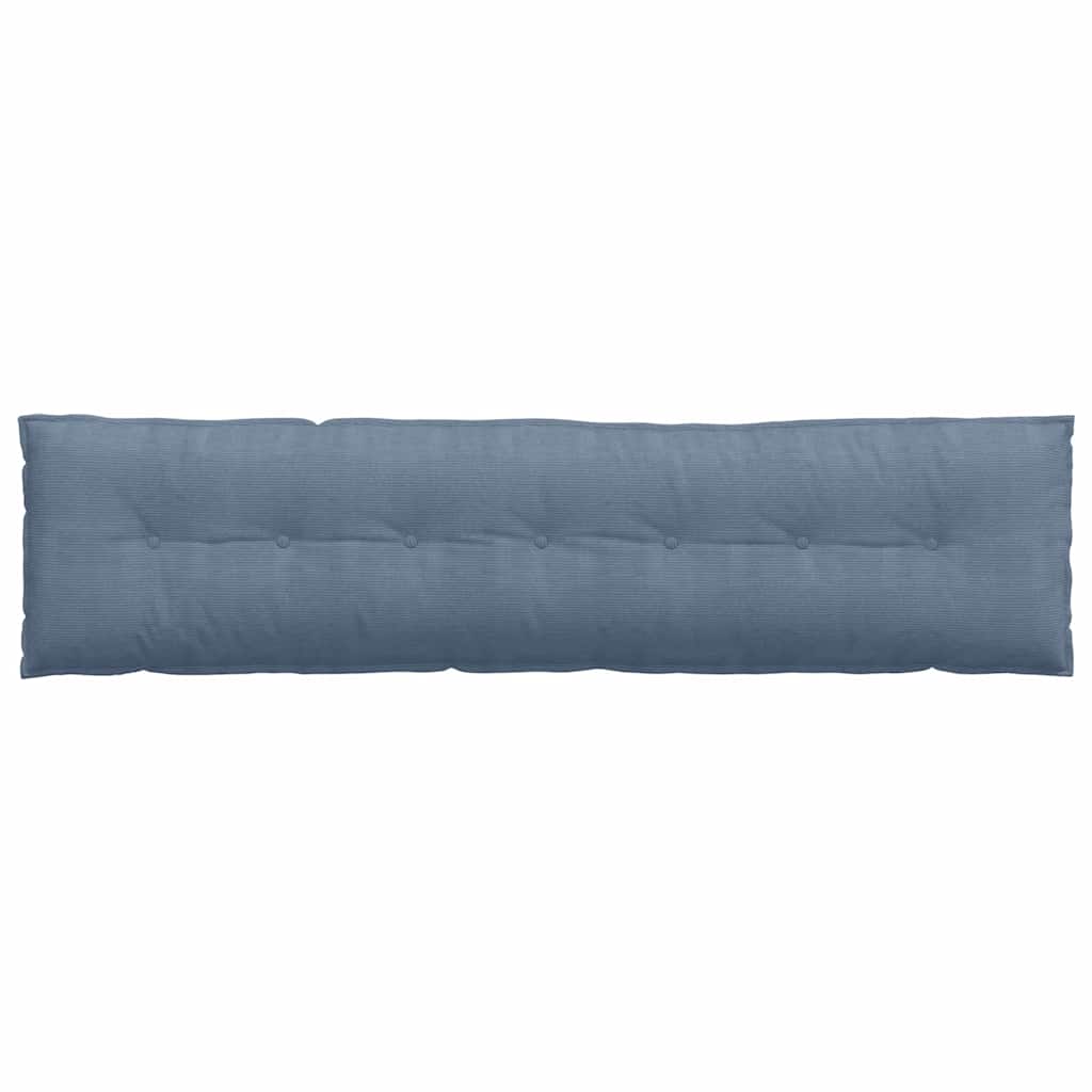 Rugkussen Blauw 200 x 50 cm Cordstof is nu te koop bij PeponiXL, paradijselijk wonen!