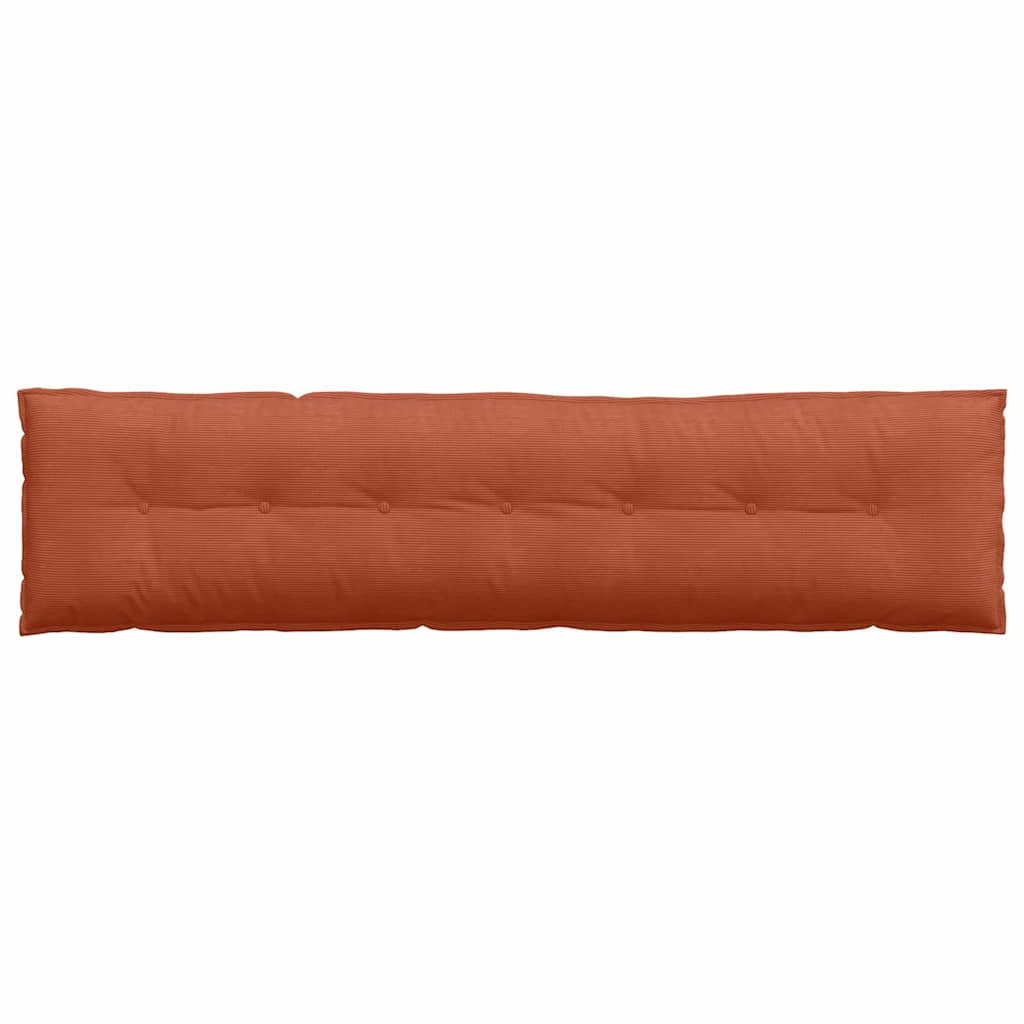 Rugkussen Rood-oranje 200 x 50 cm Cordstof is nu te koop bij PeponiXL, paradijselijk wonen!