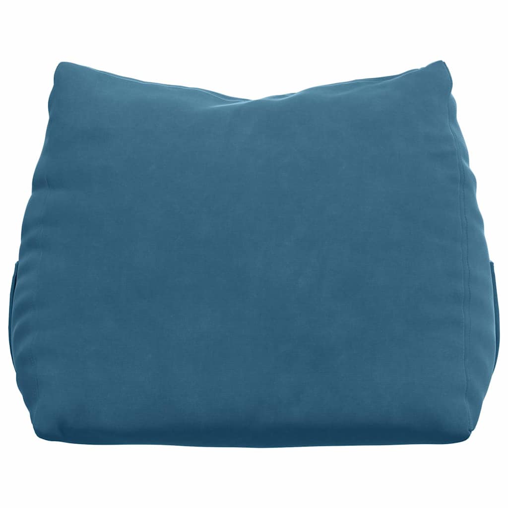 Rugkussen Blauw 45 x 20 x 35 cm Cordstof is nu te koop bij PeponiXL, paradijselijk wonen!
