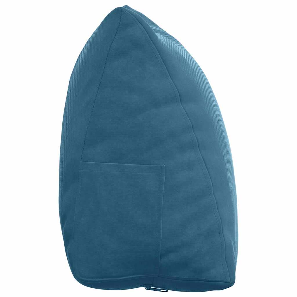 Rugkussen Blauw 45 x 20 x 35 cm Cordstof is nu te koop bij PeponiXL, paradijselijk wonen!