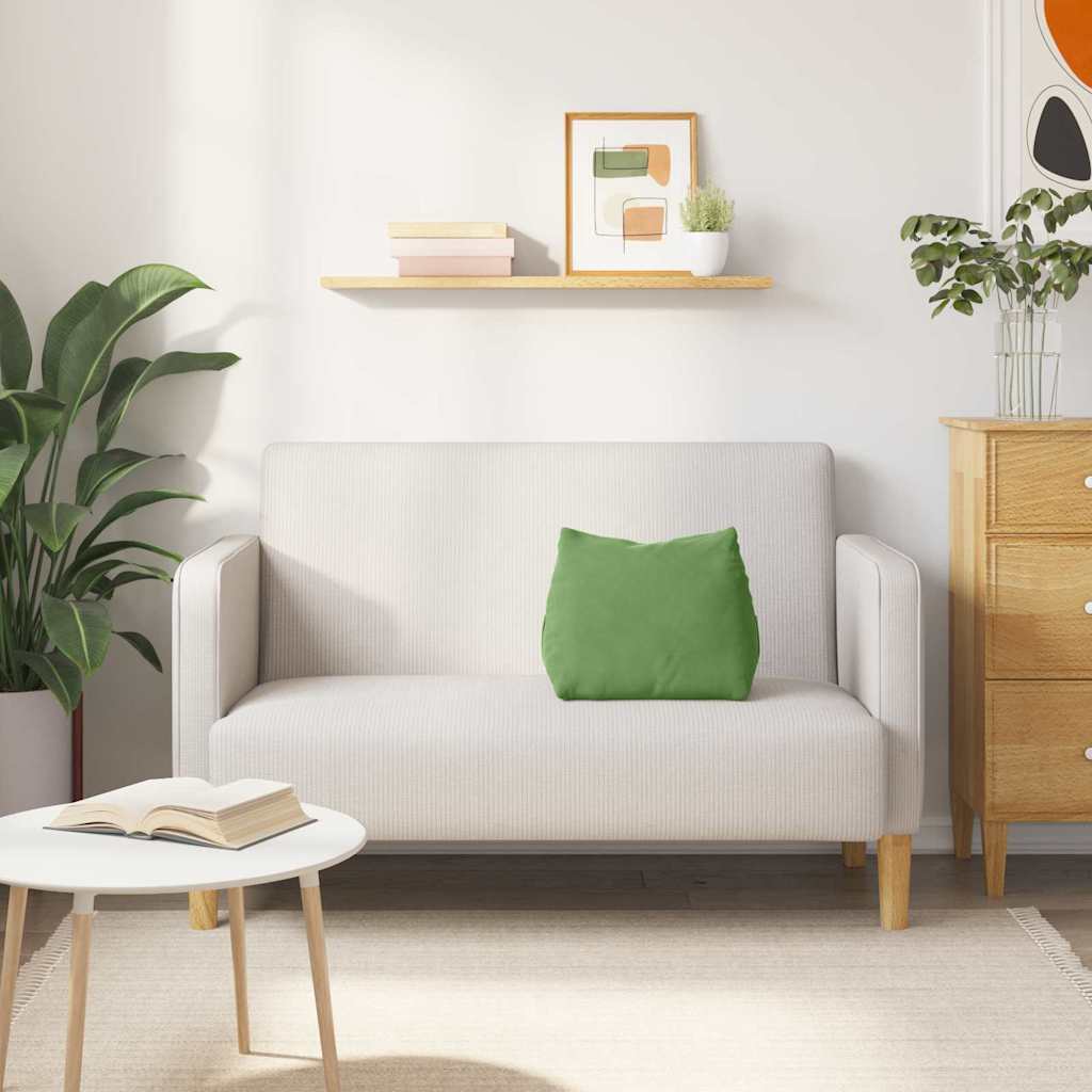Rugkussen Lichtgroen 45 x 20 x 35 cm Cordstof is nu te koop bij PeponiXL, paradijselijk wonen!