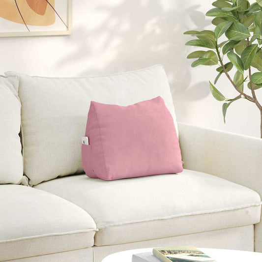 Rugkussen Roze 45 x 20 x 35 cm Cordstof is nu te koop bij PeponiXL, paradijselijk wonen!
