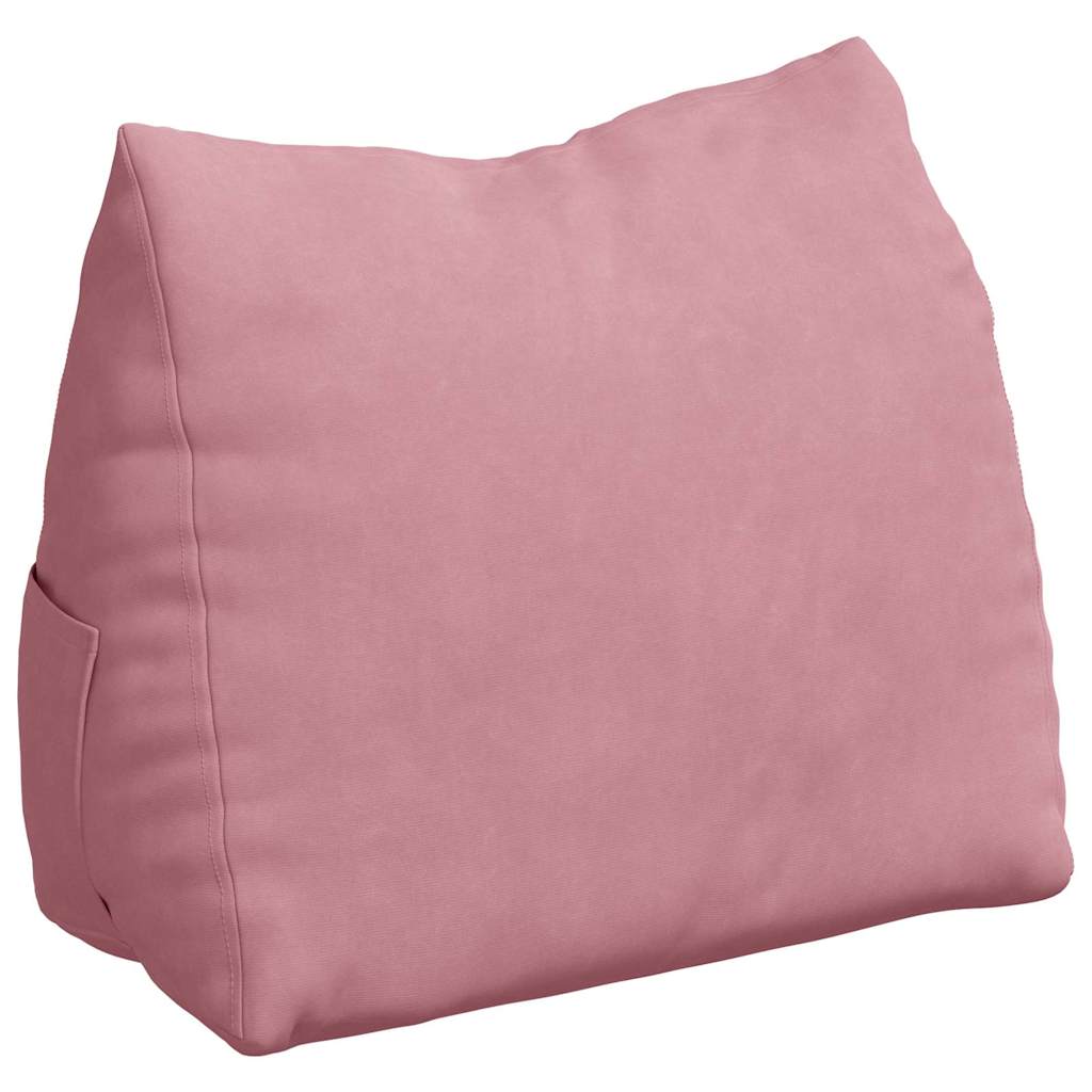 Rugkussen Roze 45 x 20 x 35 cm Cordstof is nu te koop bij PeponiXL, paradijselijk wonen!