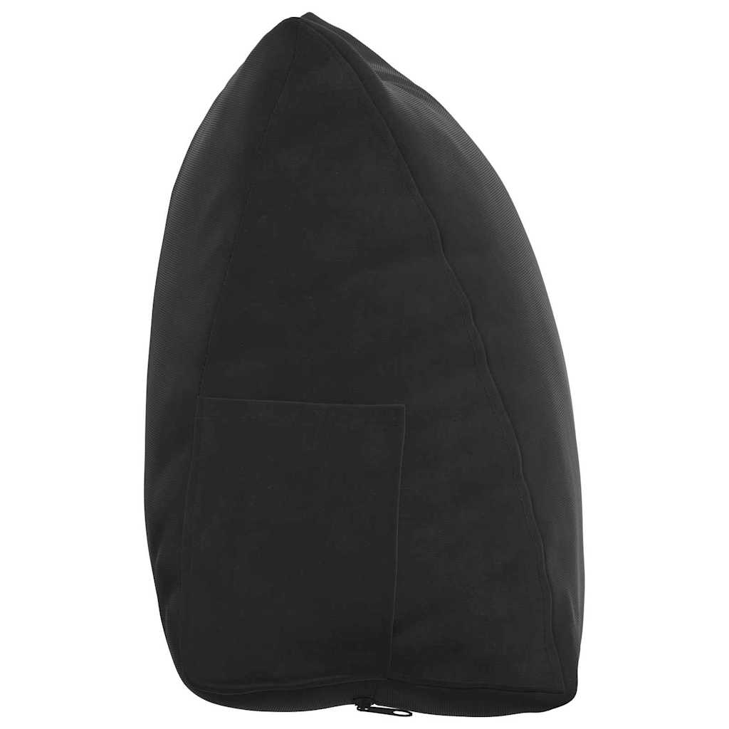 Rugkussen Zwart 45 x 20 x 35 cm Cordstof is nu te koop bij PeponiXL, paradijselijk wonen!
