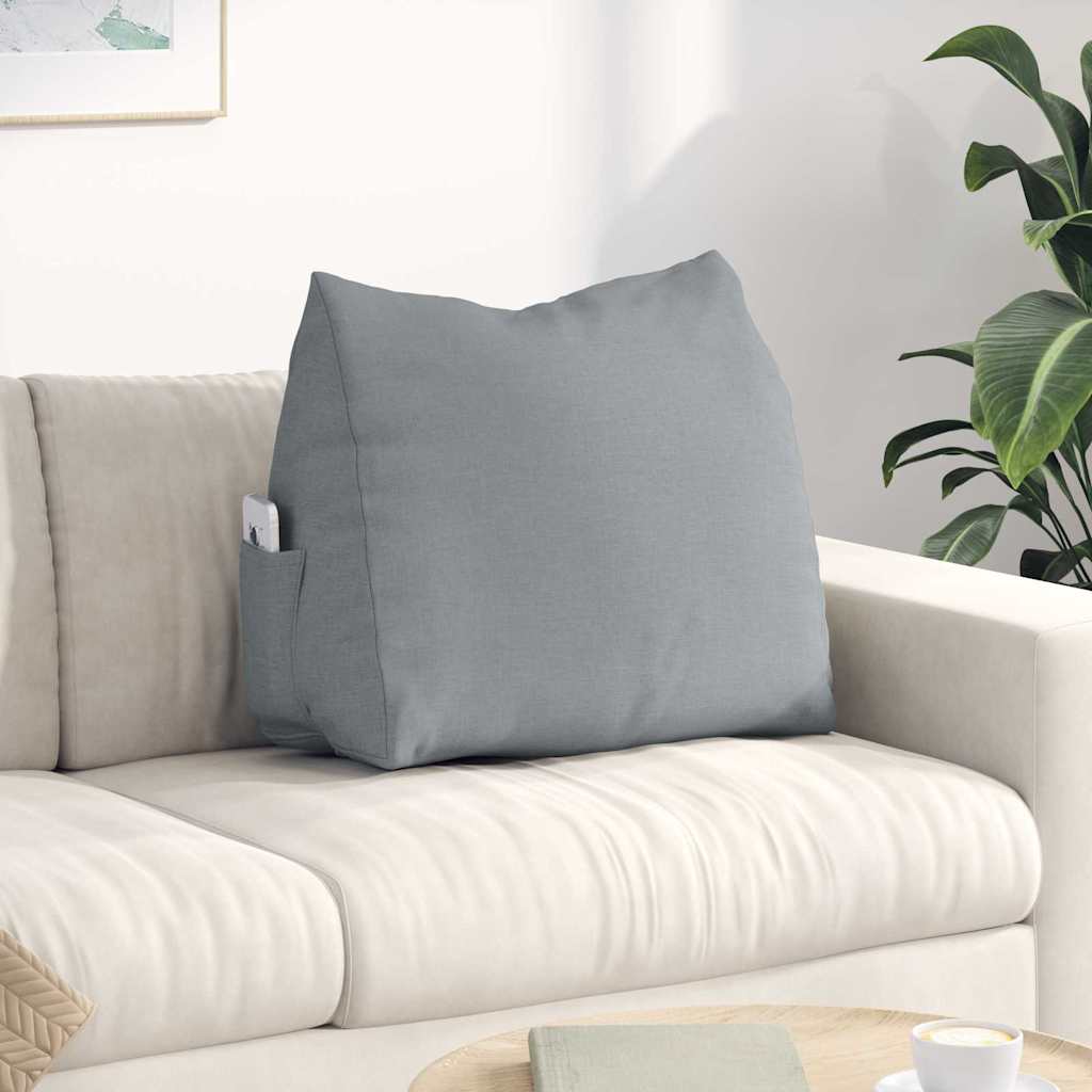 Rugkussen Lichtgrijs 60 x 20 x 50 cm Stof is nu te koop bij PeponiXL, paradijselijk wonen!