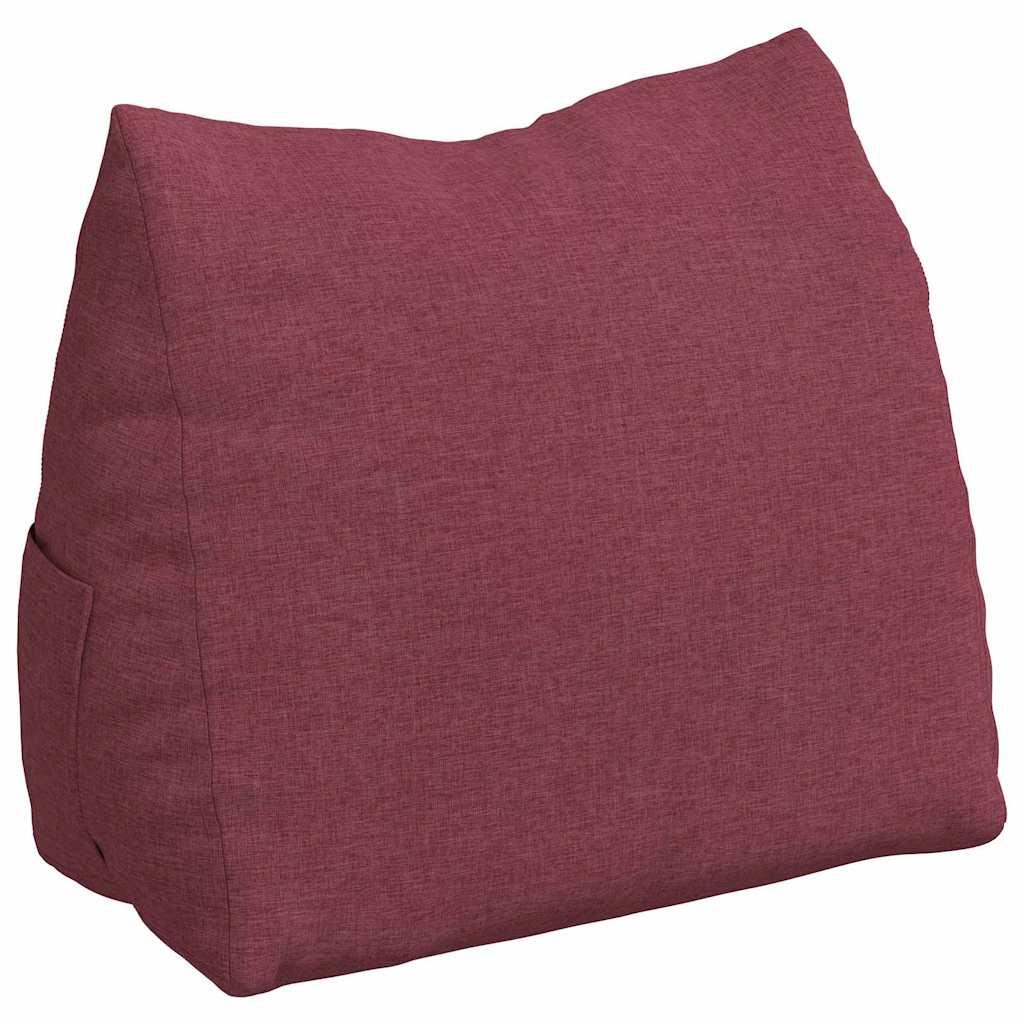 Rugkussen Wijnrood 60 x 20 x 50 cm Stof is nu te koop bij PeponiXL, paradijselijk wonen!