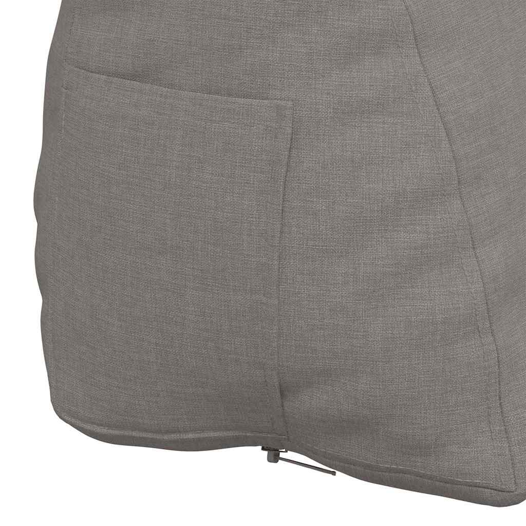 Rugkussen Taupe 60 x 20 x 50 cm Stof is nu te koop bij PeponiXL, paradijselijk wonen!