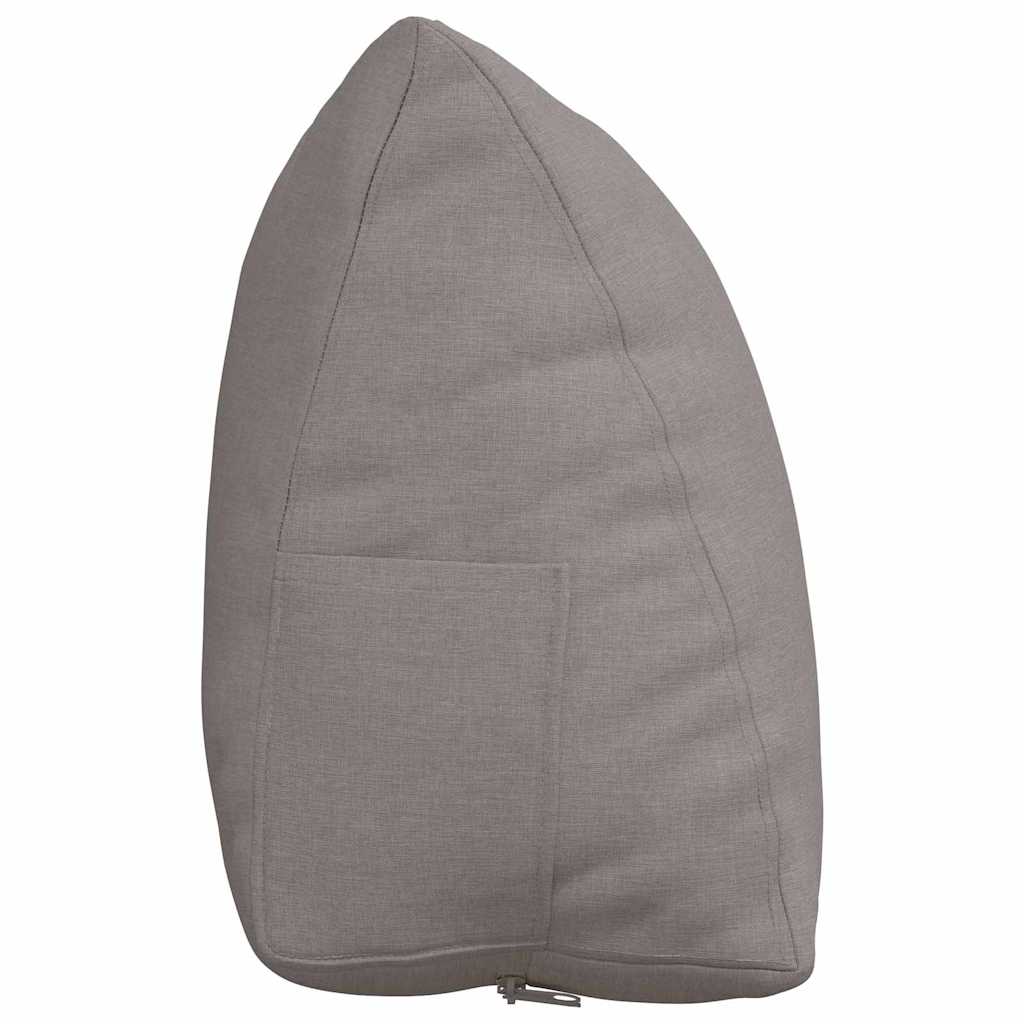 Rugkussen Taupe 60 x 20 x 50 cm Stof is nu te koop bij PeponiXL, paradijselijk wonen!