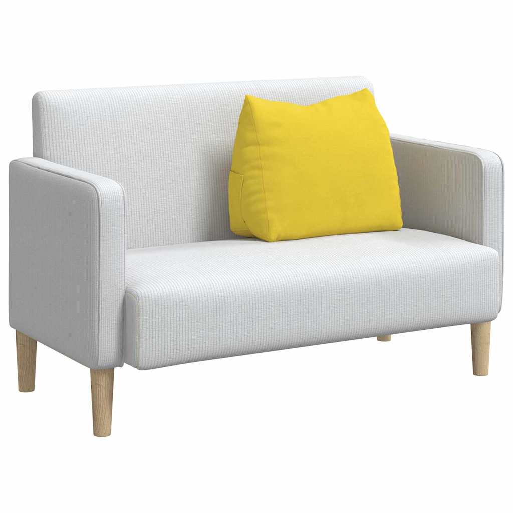 Rugkussen Lichtgeel 60 x 20 x 50 cm Stof is nu te koop bij PeponiXL, paradijselijk wonen!