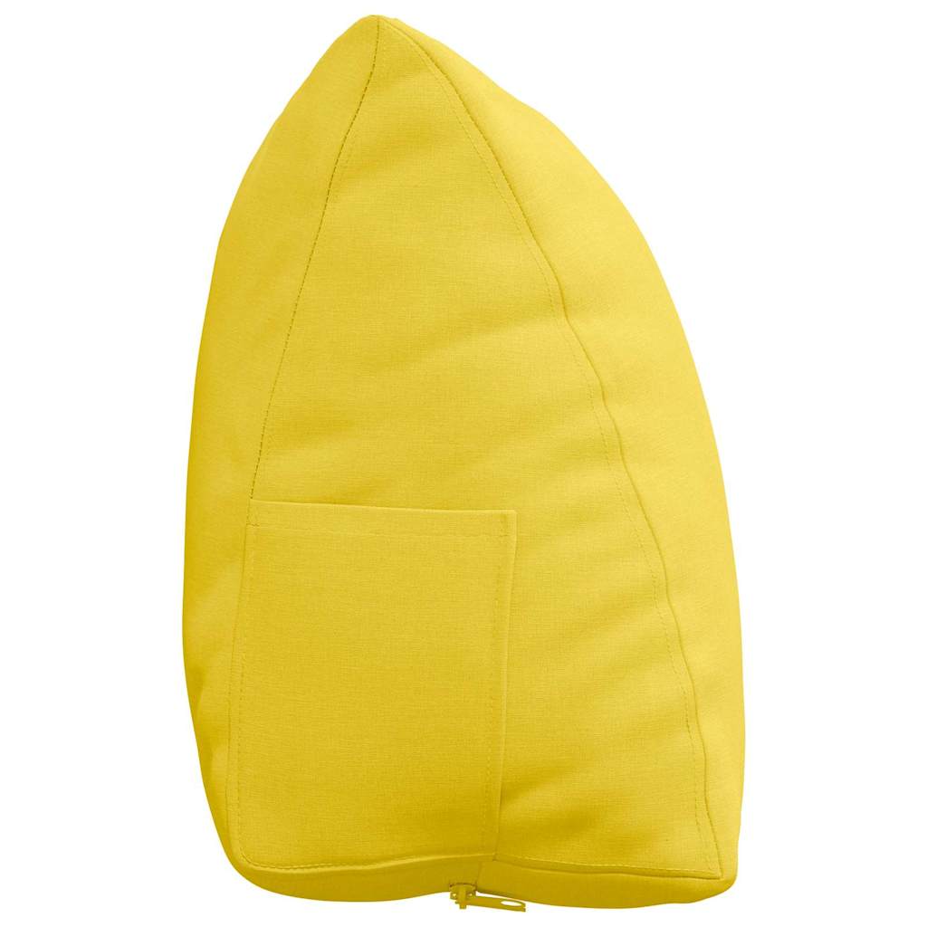 Rugkussen Lichtgeel 60 x 20 x 50 cm Stof is nu te koop bij PeponiXL, paradijselijk wonen!
