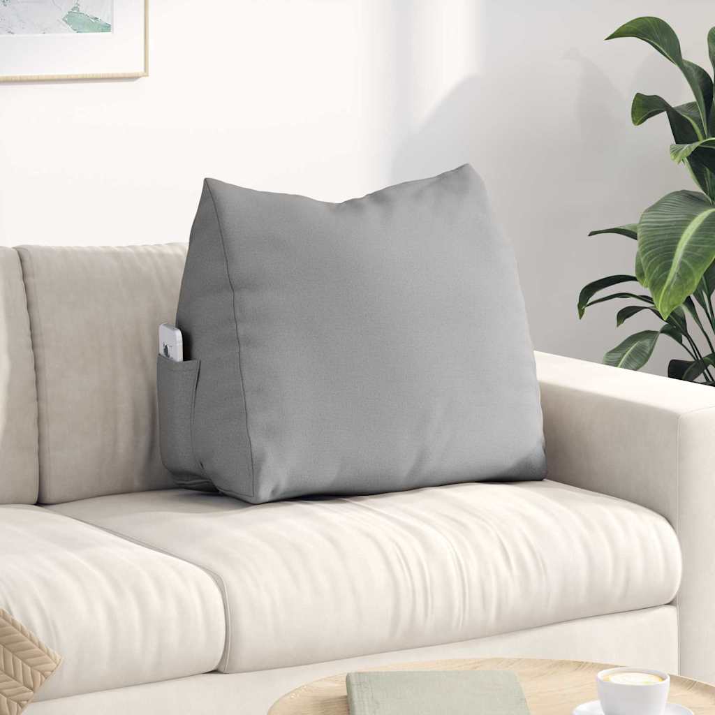 Rugkussen Wolkengrijs 60 x 20 x 50 cm Stof is nu te koop bij PeponiXL, paradijselijk wonen!
