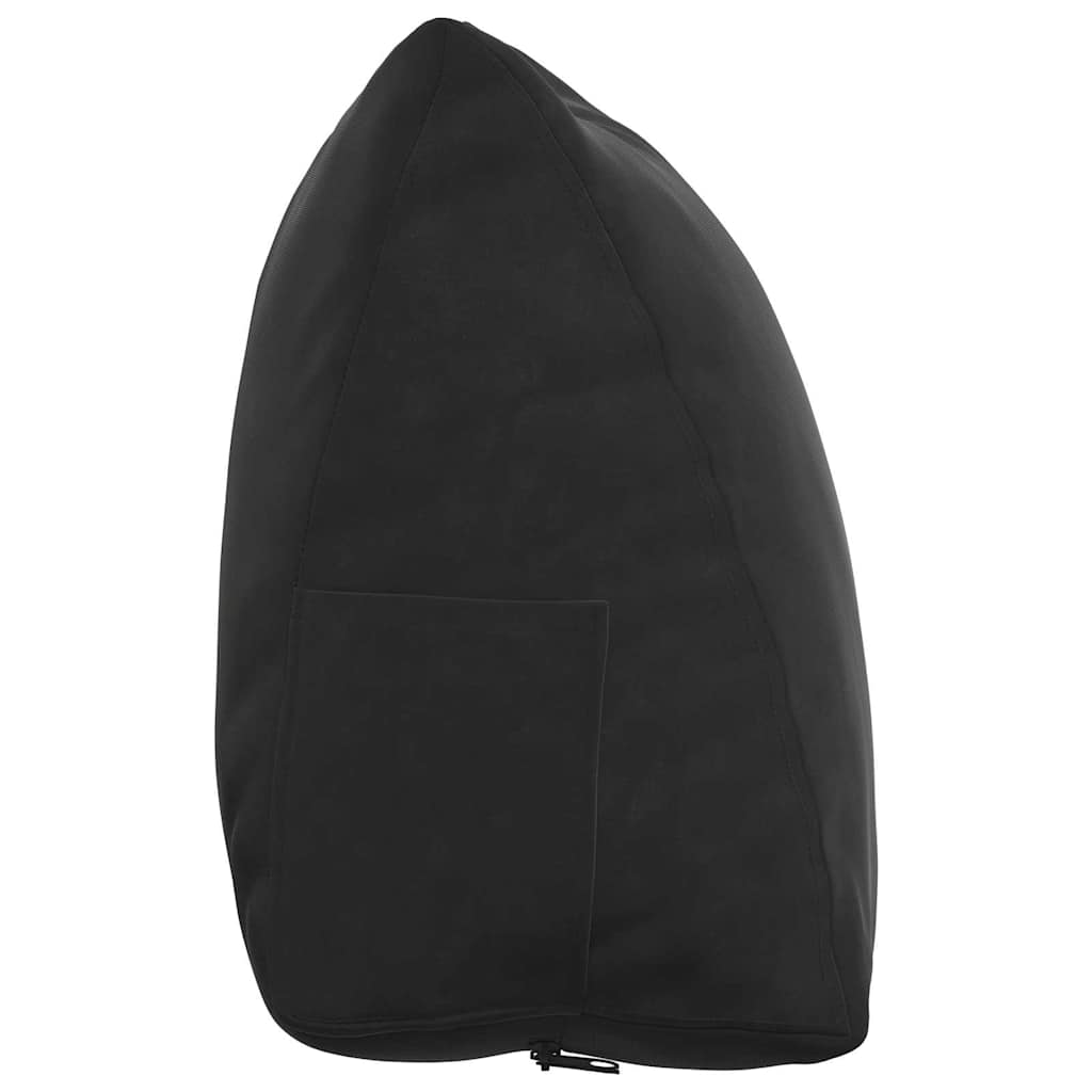 Rugkussen Zwart 60 x 20 x 50 cm Cordstof is nu te koop bij PeponiXL, paradijselijk wonen!